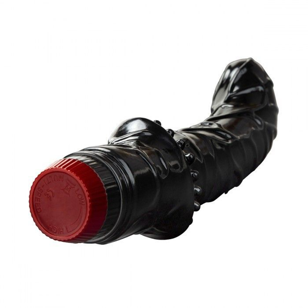 Черный вибромассажер простаты 6  premium prostate massager