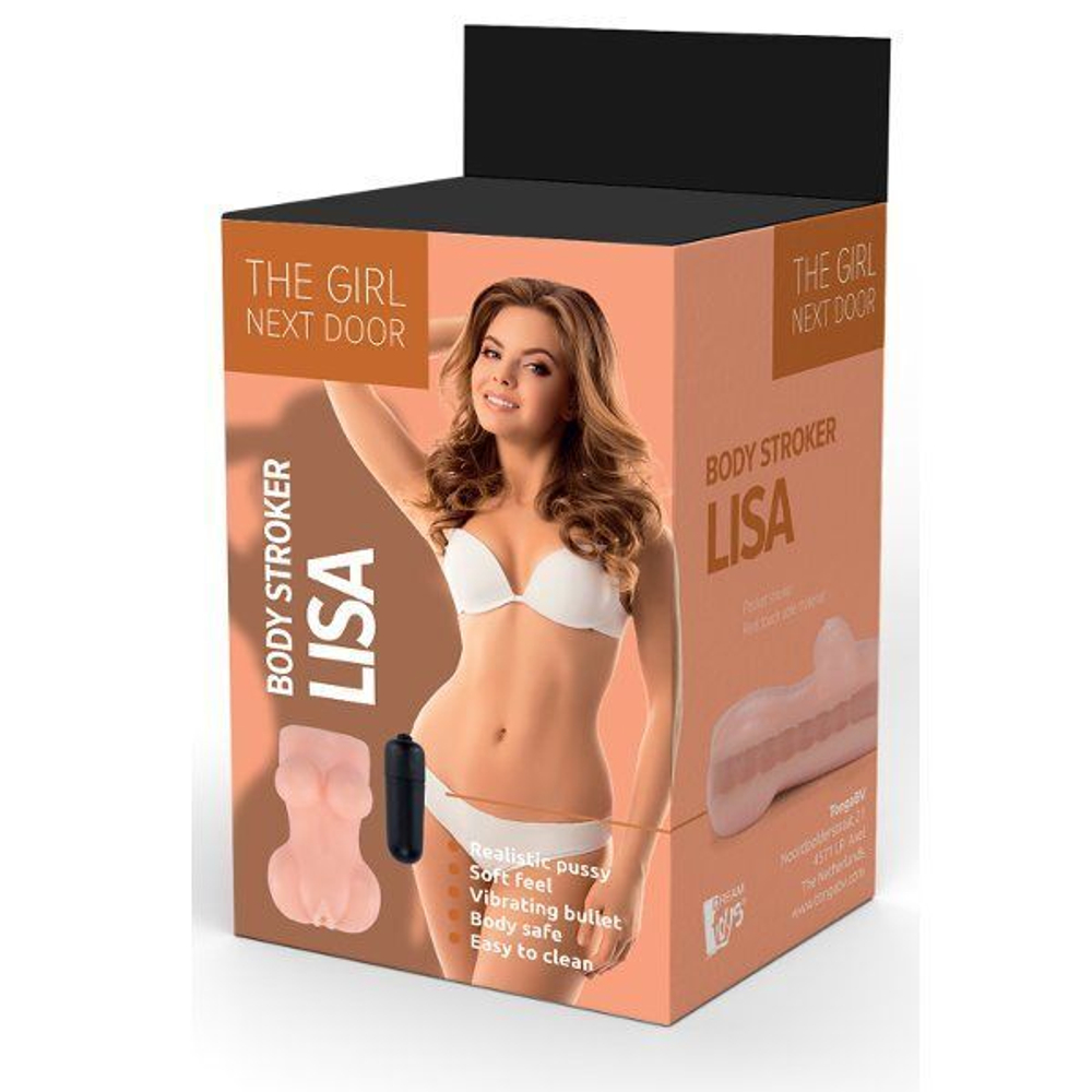 Мягкий реалистичный мастурбатор Lisa Touch-Luxe