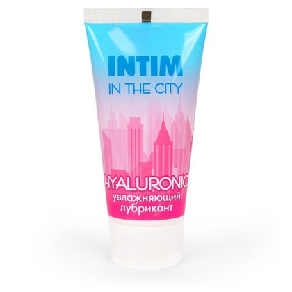 Увлажняющий лубрикант на водной основе Intim In The City Hyaluronic - 60 гр.