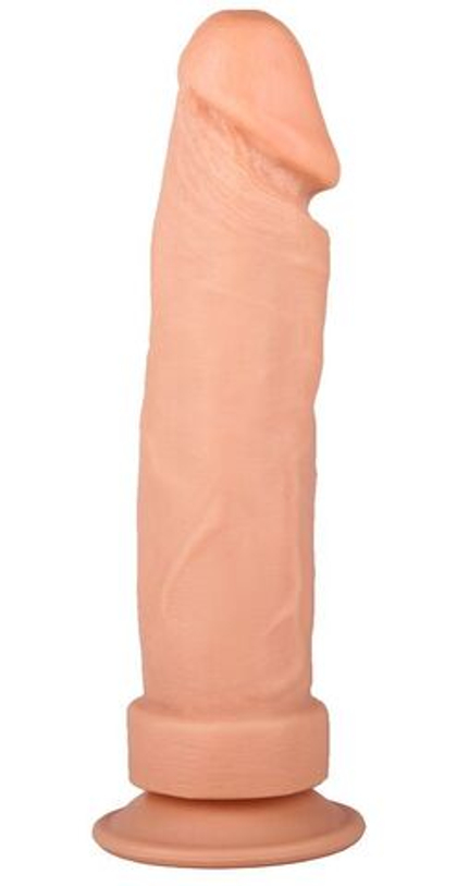 Фаллоимитатор без мошонки на присоске - 20,5 см.