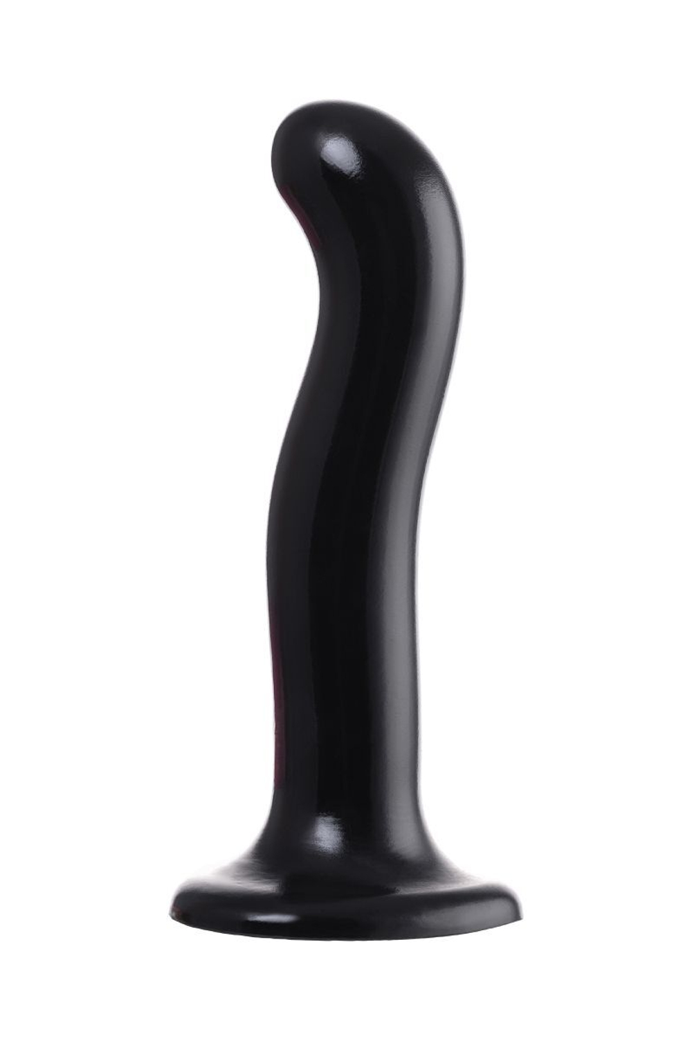 Черный стимулятор для пар p&g-spot dildo size l - 19 см.