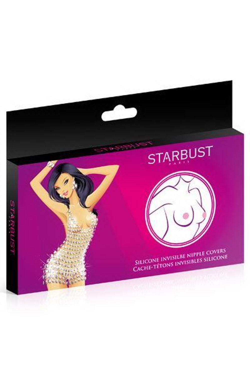 Телесные силиконовые наклейки на соски nipple covers silicone
