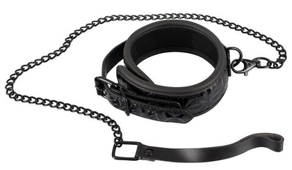 Ошейник и поводок с геометрическим узором collar with leash