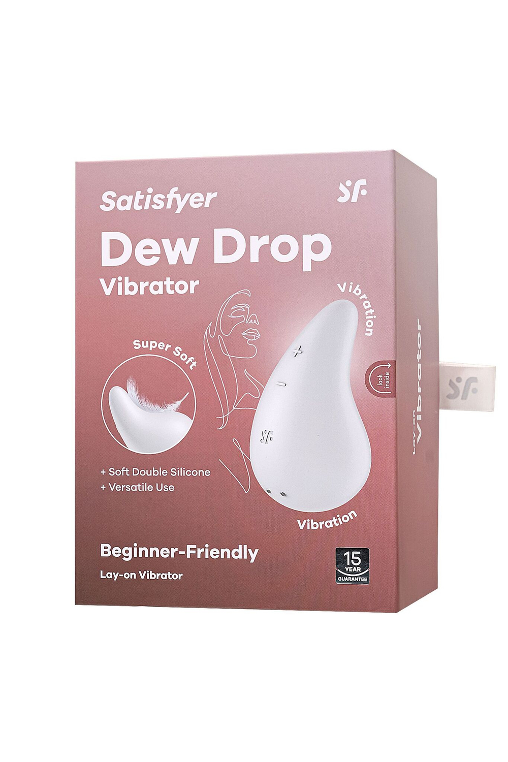 Вибромассажер в форме капли dew drop