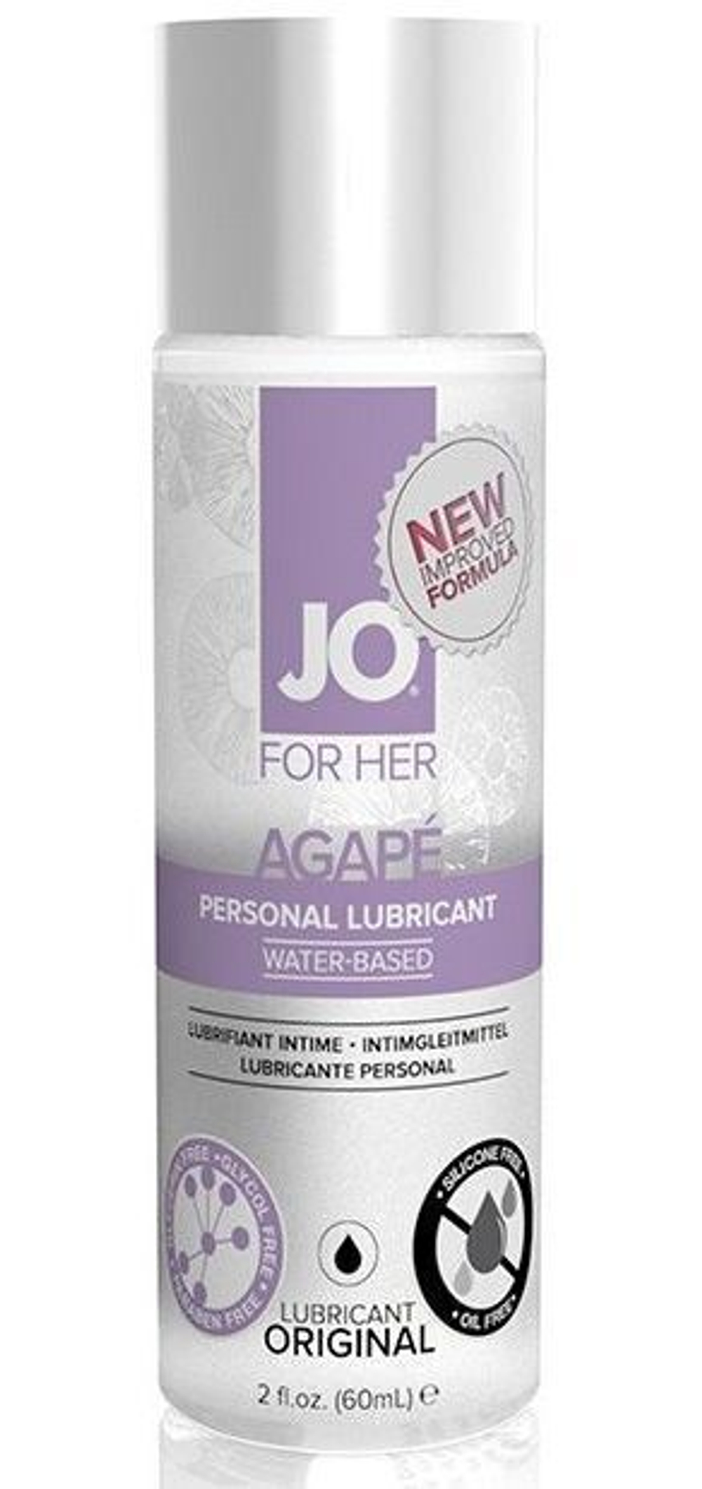 Лубрикант на водной основе для женщин JO Agape Lubricant Original