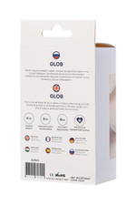 Фиолетовая силиконовая анальная пробка Glob