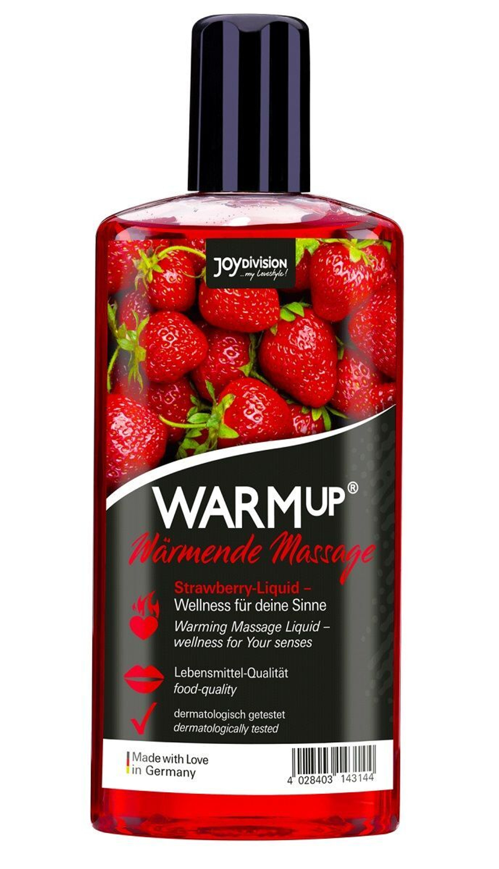 Разогревающее масло warmup с ароматом - 150 мл.