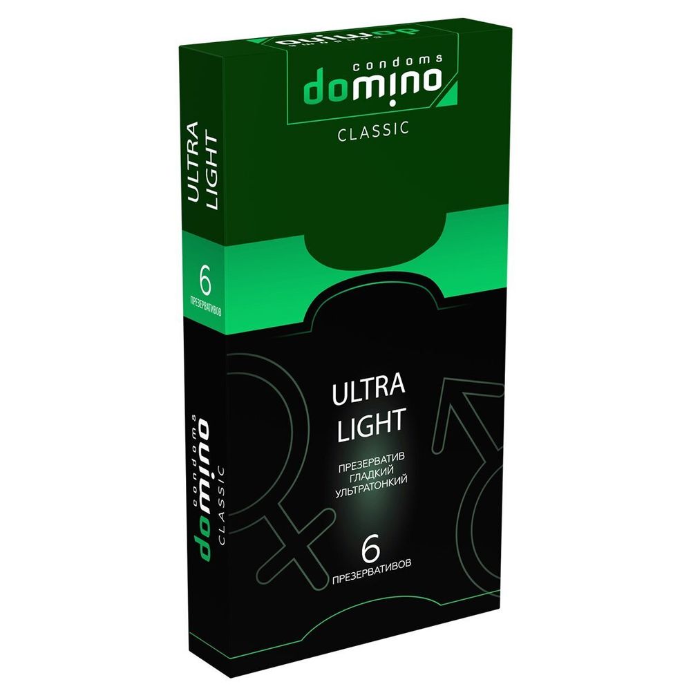 Супертонкие презервативы DOMINO Classic Ultra Light - 6 шт.