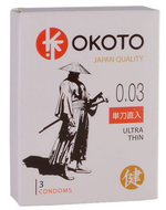 Ультратонкие презервативы OKOTO Ultra Thin