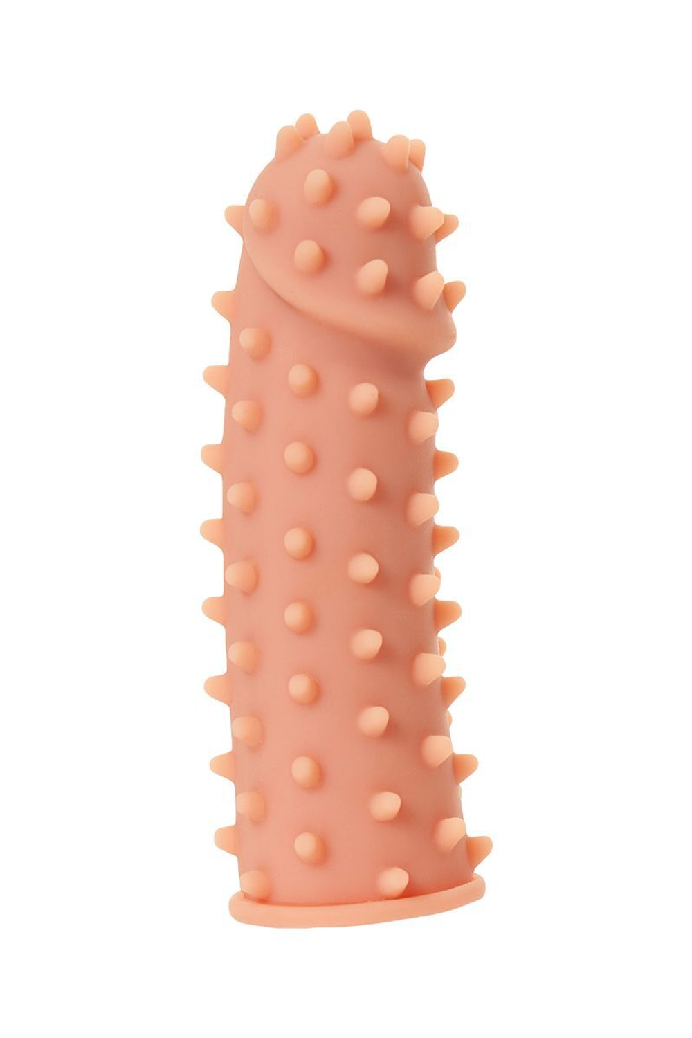 Насадка на фаллос с шипами и бугорками extreme sleeve 003 m-size - 14,7 см.