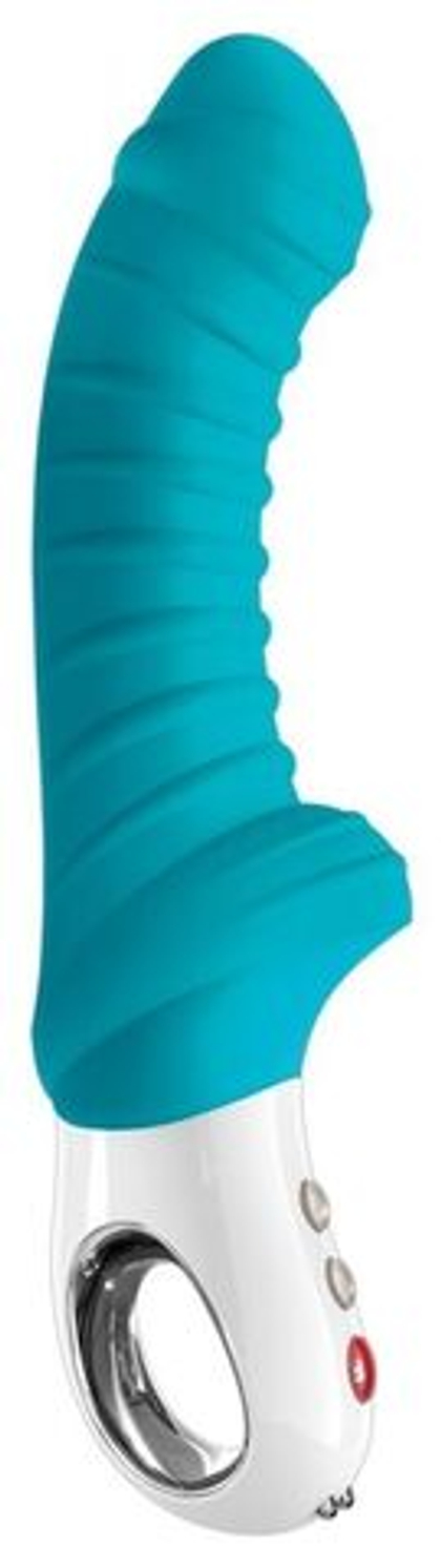 Вибратор с рёбрышками tiger - 22,3 см.