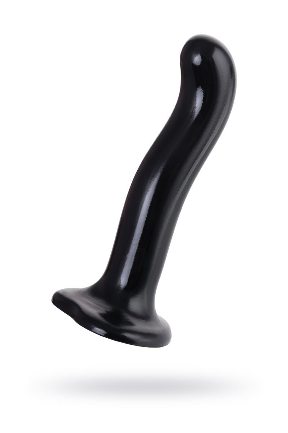 Черный стимулятор для пар p&g-spot dildo size l - 19 см.