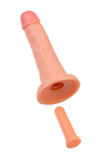 Телесный реалистичный фаллоимитатор realstick caliber - 20 см.