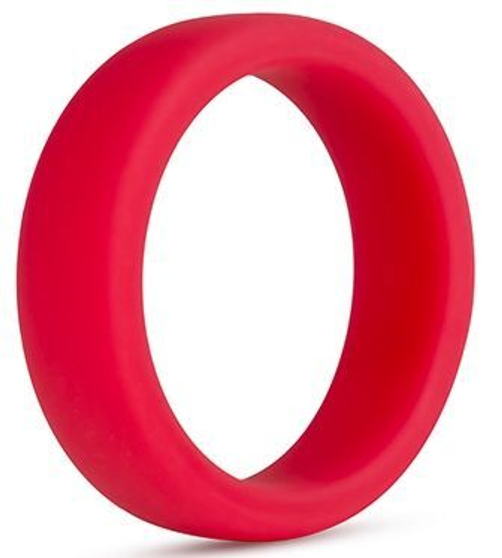 Красное эрекционное кольцо silicone go pro cock ring