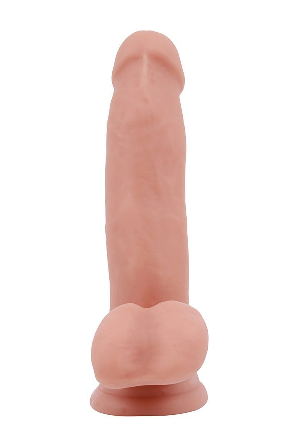 Телесный фаллоимитатор-реалистик dual density dildo - 18 см.