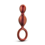 Анальная виброёлочка triplet anal beads - 14 см.