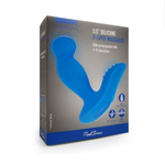 Синий вибромассажер простаты 3,5’’ p-spot massager - 12,5 см.