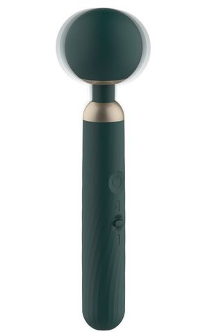 Изумрудный вибромассажер Magic Motion Zenith - 29 см.