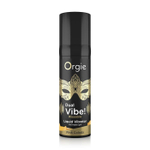Съедобный гель Dual Vibe с эффектом вибрации и вкусом - 15 мл.