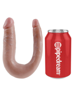 Двусторонний фаллоимитатор u-shaped small double trouble - 33,5 см.