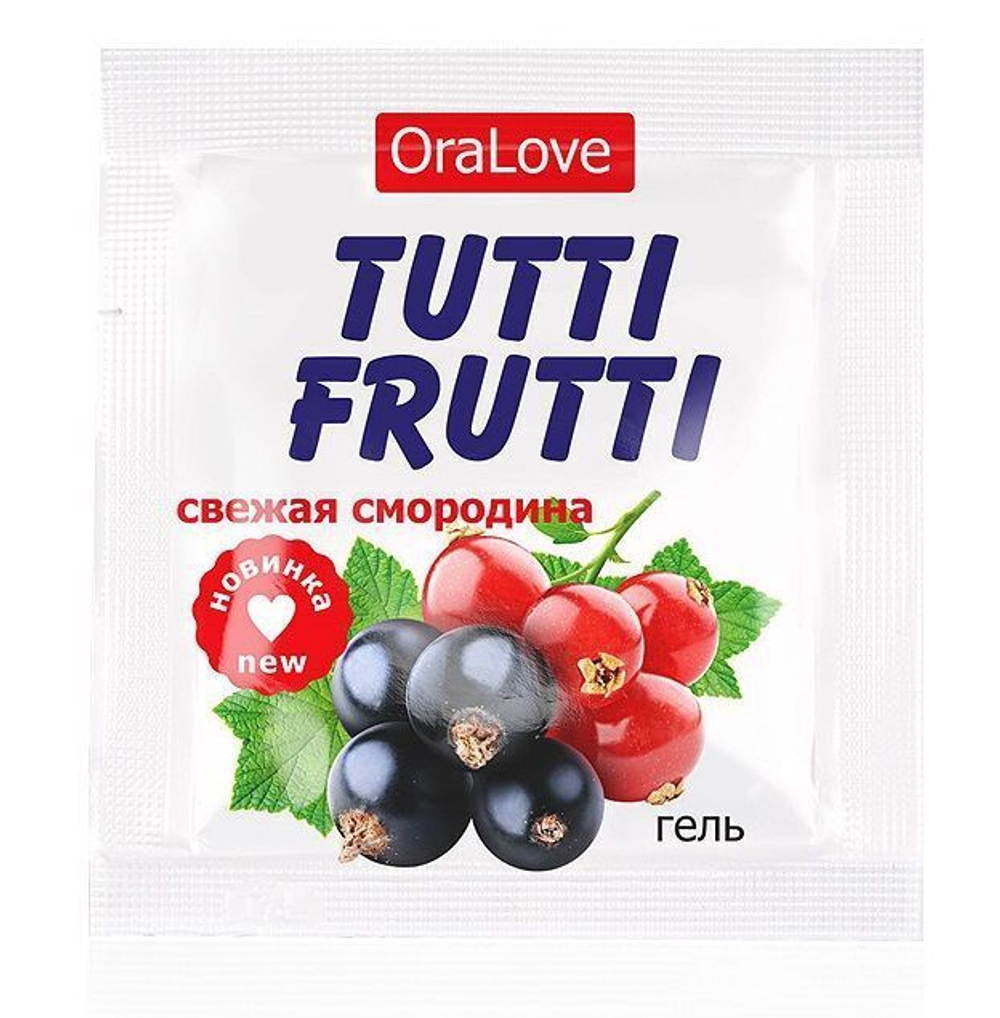 Гель-смазка Tutti-Frutti со вкусом