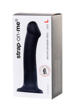 Черный фаллос на присоске silicone bendable dildo