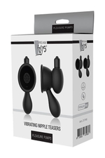 Черные вибронакладки для сосков vibrating nipple teasers