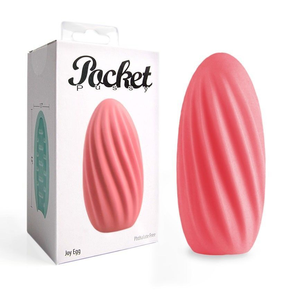 Реалистичный мягкий мастурбатор с вибрацией PassionJoy Egg