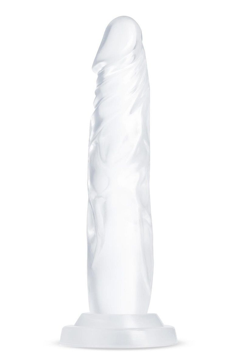 Прозрачный фаллоимитатор-реалистик crystal - 19 см.