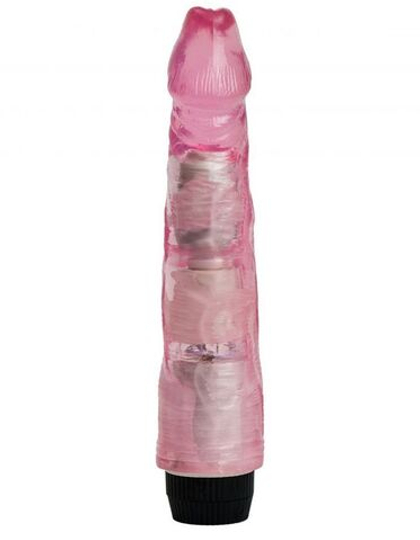Розовый вибратор-реалистик - 22,5 см.