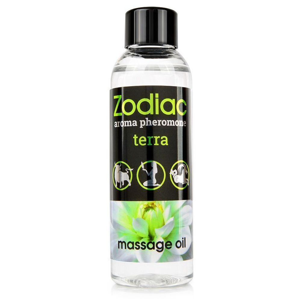 Массажное масло с феромонами Zodiac Terra - 75 мл.
