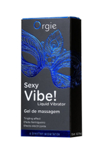 Гель для массажа Orgie Sexy Vibe Liquid Vibrator с эффектом вибрации - 15 мл.