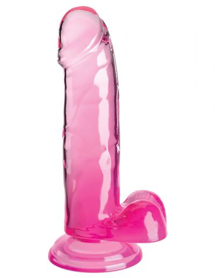 Фаллоимитатор с мошонкой на присоске 7’’ cock with balls - 20,3 см.