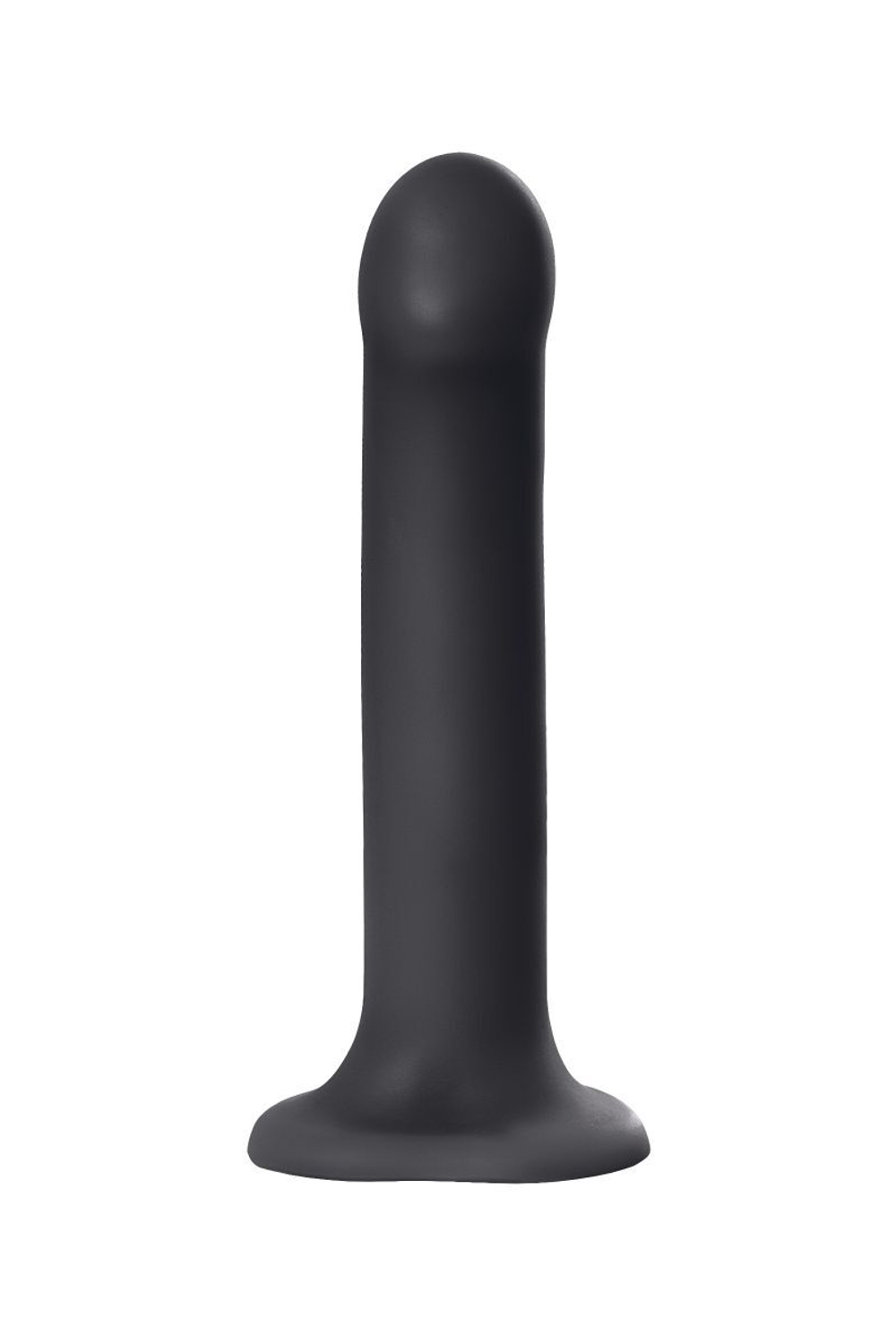 Черный фаллос на присоске silicone bendable dildo