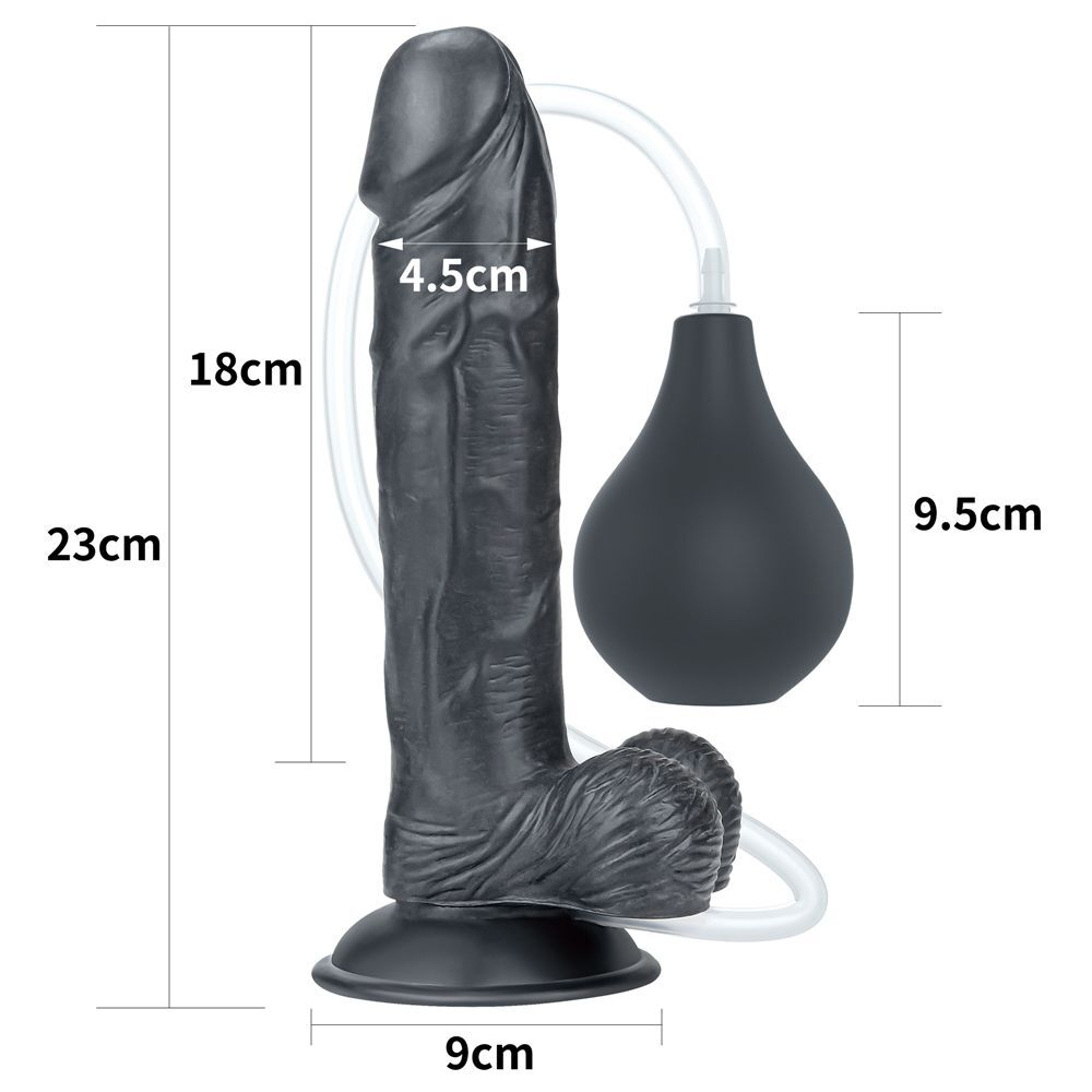 Фаллоимитатор squirt extreme с имитацией семяизвержения - 23 см.