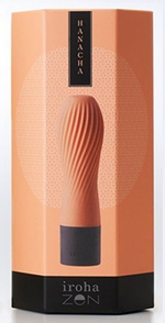 Рифленый мини-вибратор iroha zen yuzucha - 12,7 см.