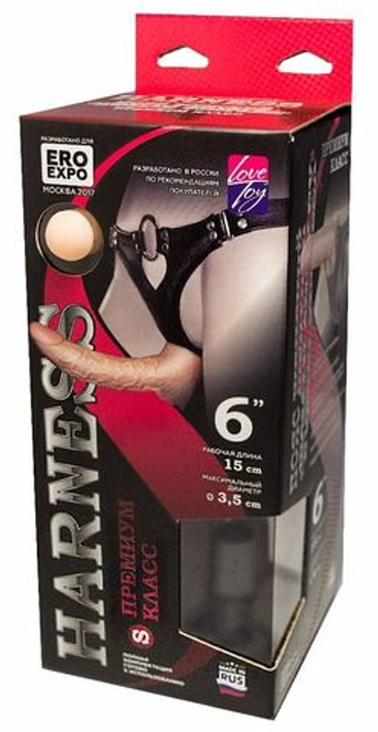 Кожаный пояс харнесс премиум класса WOMAN SIMPLEX (S) с 3 насадками