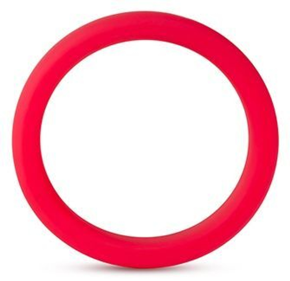 Красное эрекционное кольцо silicone go pro cock ring