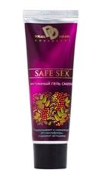 Интимная ухаживающая гель-смазка SAFE SEX - 30 мл.