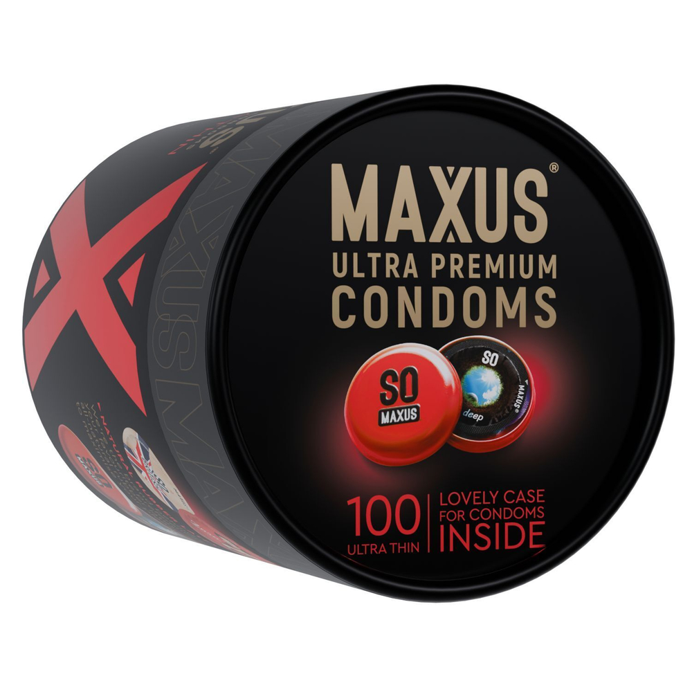 Ультратонкие презервативы в кейсе maxus so much sex