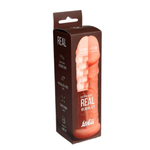 Телесный фаллоудлинитель extra size bubbles - 15,5 см.