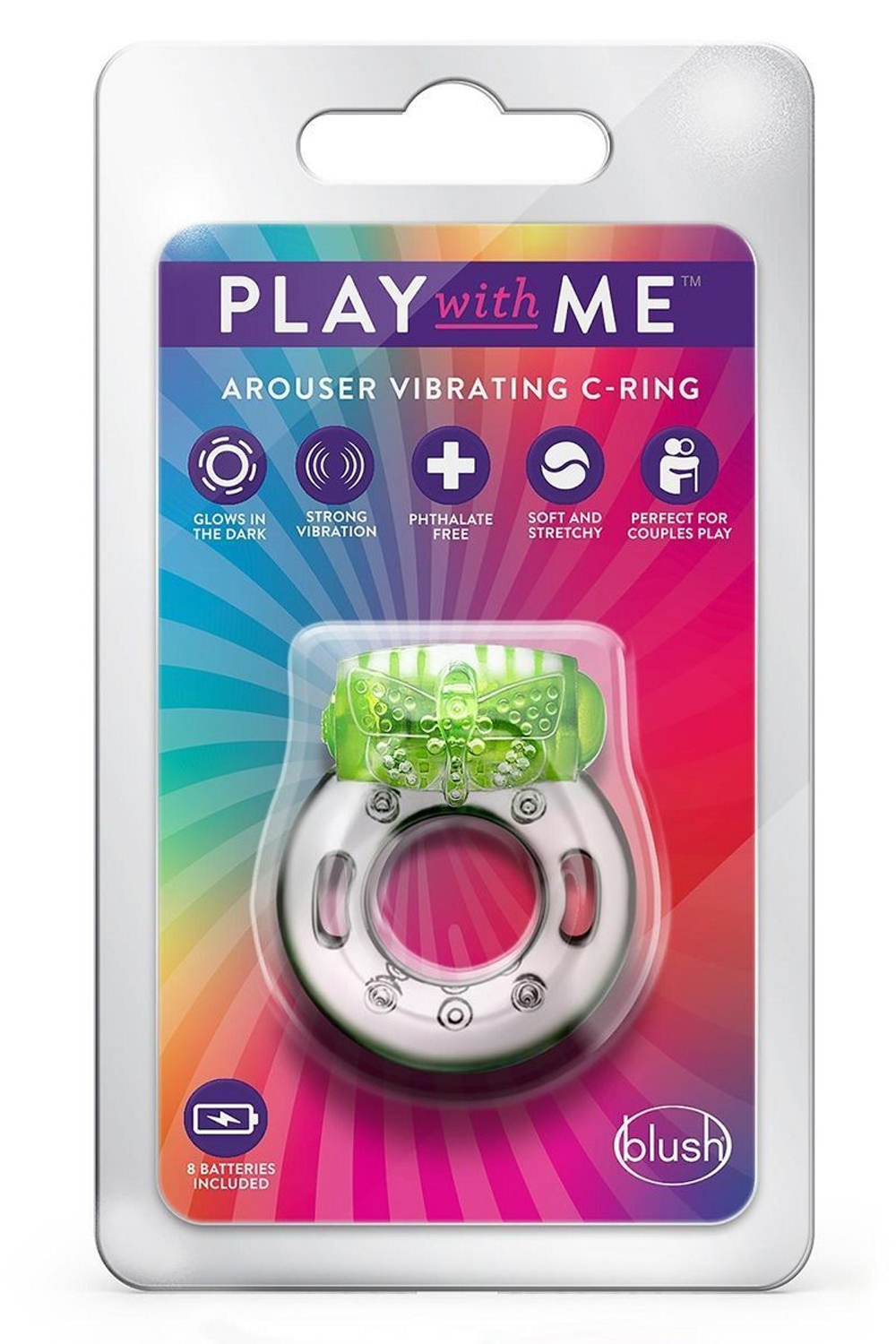 Эрекционное виброкольцо arouser vibrating c-ring