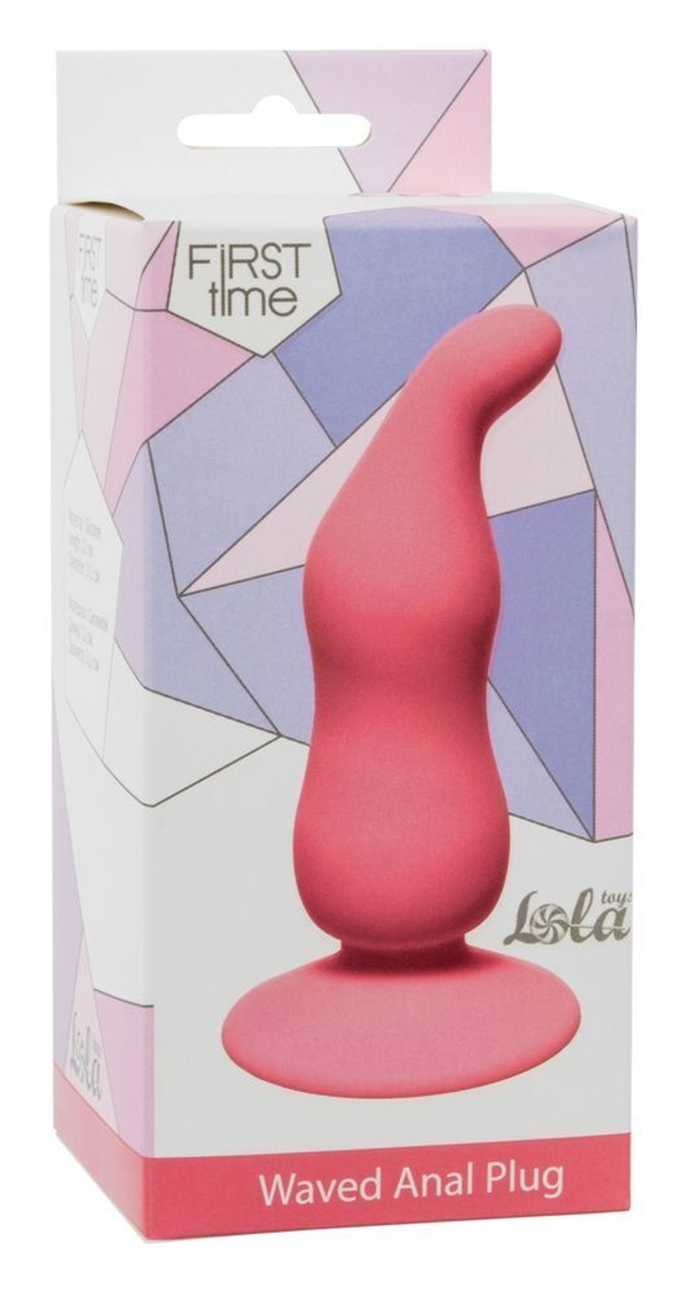 Анальная пробка Waved Anal Plug Black - 11 см.