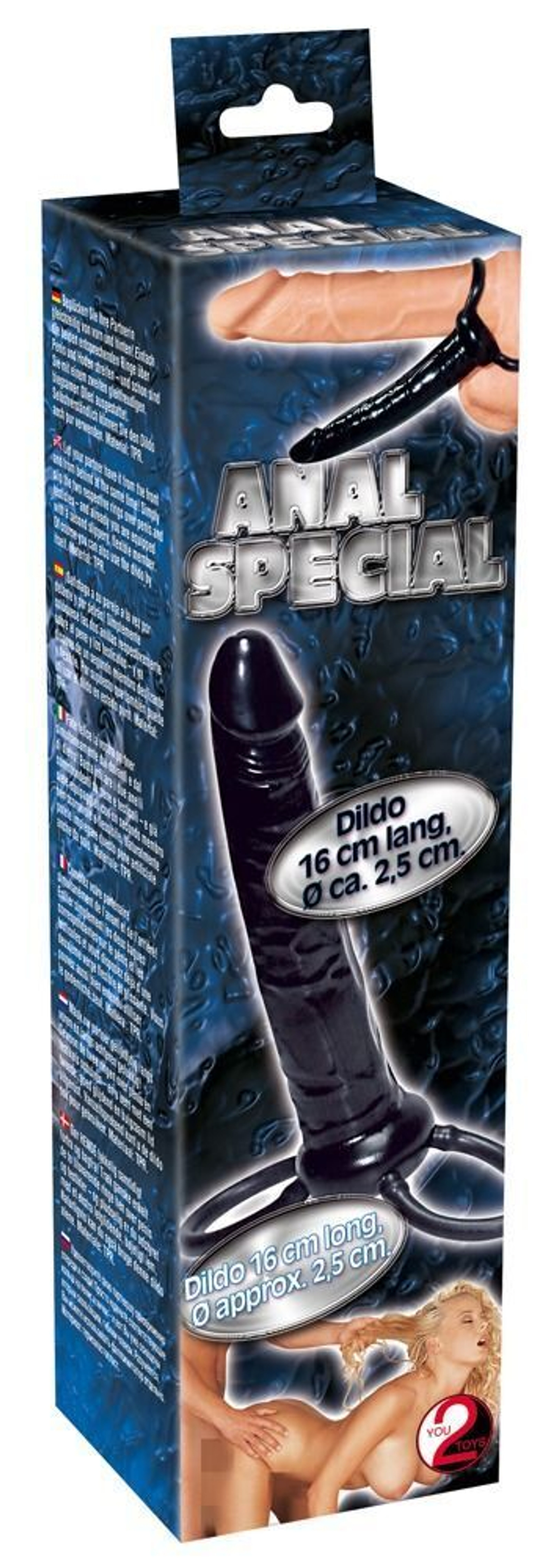 Насадка anal special для двойного проникновения - 16 см.