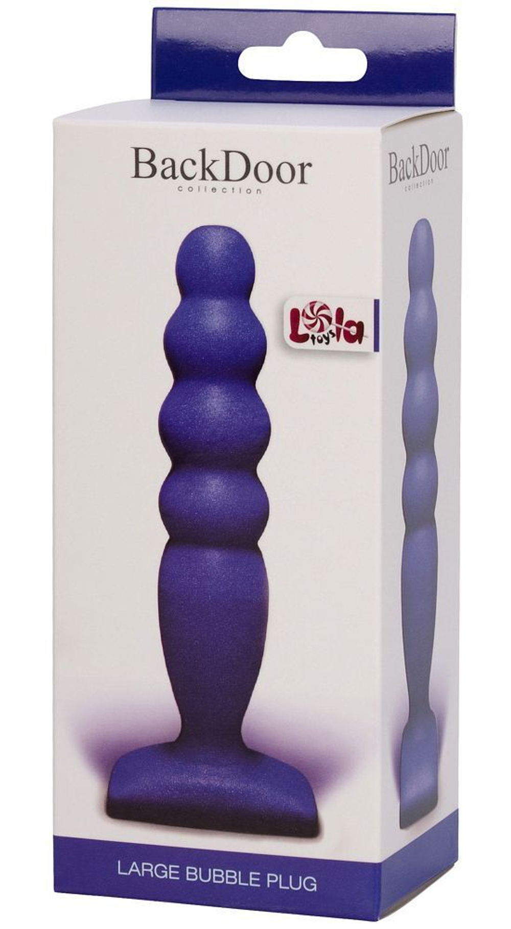Анальный стимулятор Large Bubble Plug - 14,5 см.