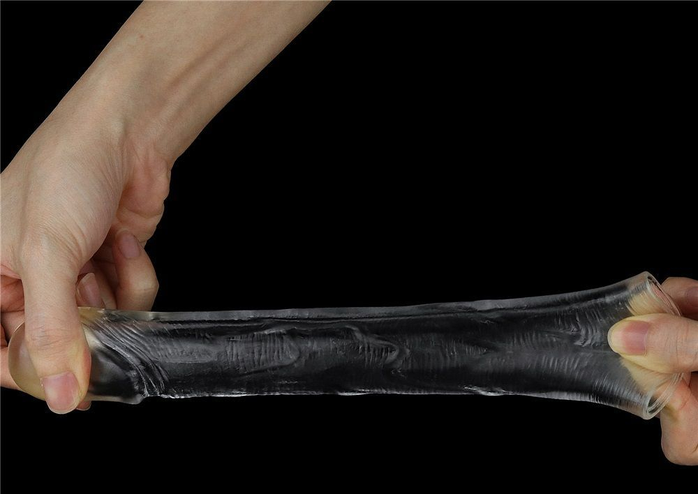 Прозрачная насадка-удлинитель flawless clear penis sleeve add 1 - 15,5 см.