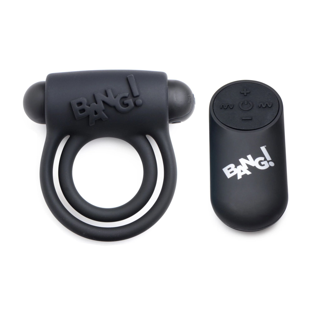 Эрекционное виброкольцо 28x remote control vibrating cock ring & bullet
