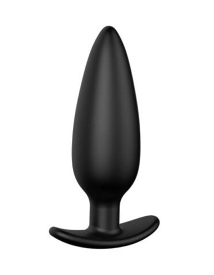 Черная анальная пробка №07 Self Penetrating Butt Plug - 12 см.