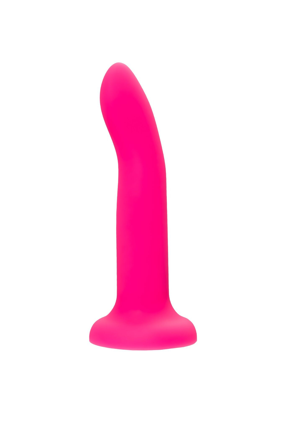 Ярко-розовый, светящийся в темноте фаллоимитатор sam glow - 17 см.