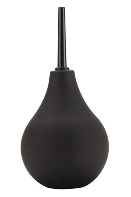 Черный конический анальный душ anal douche